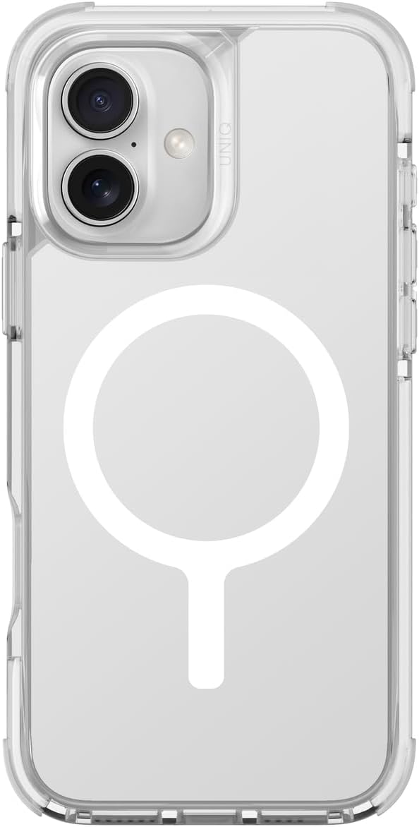 كفر حماية UNIQ HYBRID IPHONE 16 PRO (2024) 6.3 MAGCLICK CHARGING COMBAT (LUMINOUS) - LUME-WHITE | حماية وتصميم أنيق