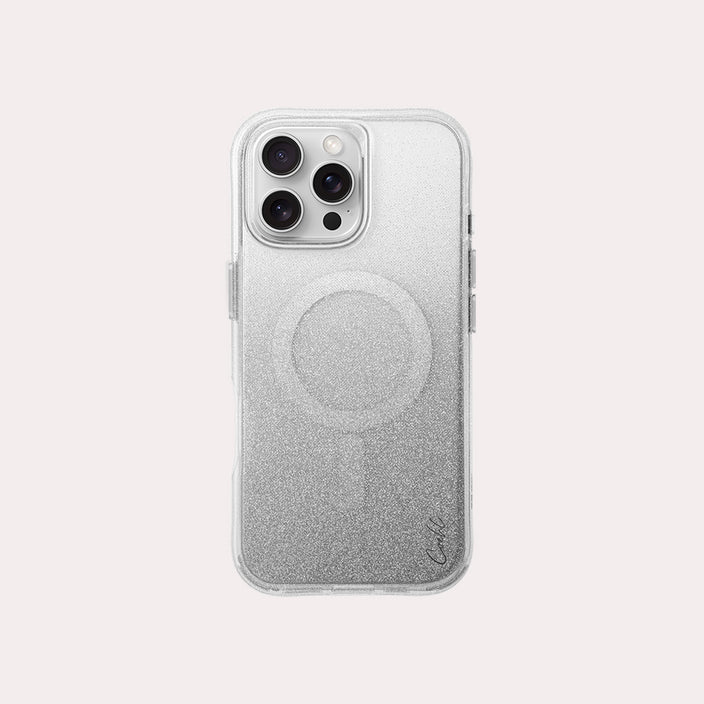 كفر حماية UNIQ COEHL IPHONE 16 PRO (2024) 6.9 MAGNETIC CHARGING LUMINO - SPARKLING SILVER | حماية وتصميم أنيق