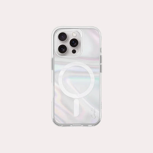 كفر حماية UNIQ Coehl iPhone 16 Pro (2024) 6.9 Magnetic Charging Savon - Bubble Prism | حماية وتصميم أنيق