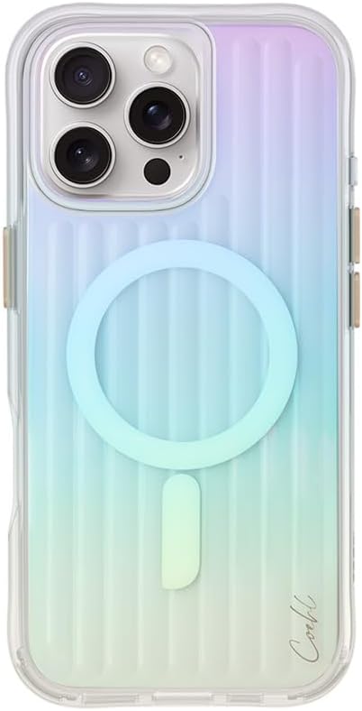 كفر حماية UNIQ COEHL IPHONE 16 PRO (2024) 6.9 MAGNETIC CHARGING LINEAR - IRIDESCENT | حماية وتصميم أنيق