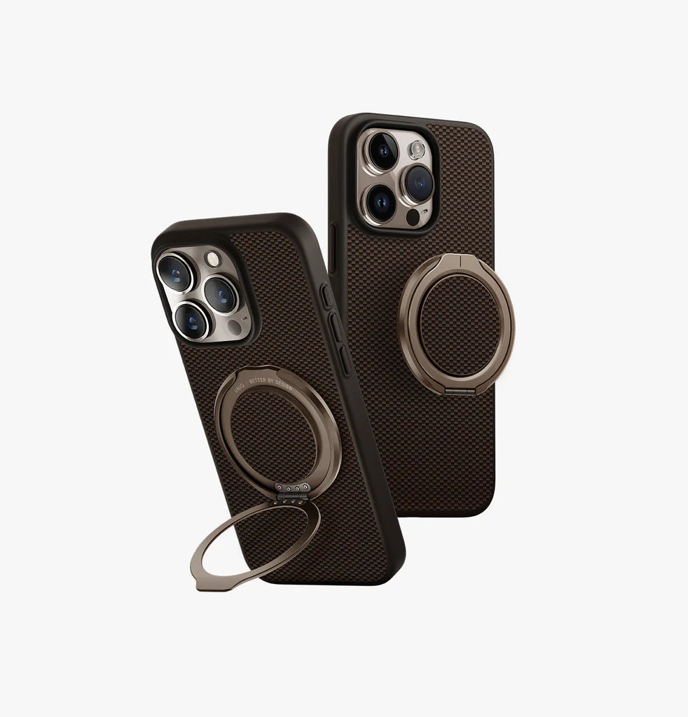 كفر حماية UNIQ HYBRID IPHONE 16 PRO MAX MAGCLICK CHARGING KEVA AIR WITH GRIPFIT PREMIUM-UMBER (BROWN) | حماية وتصميم أنيق