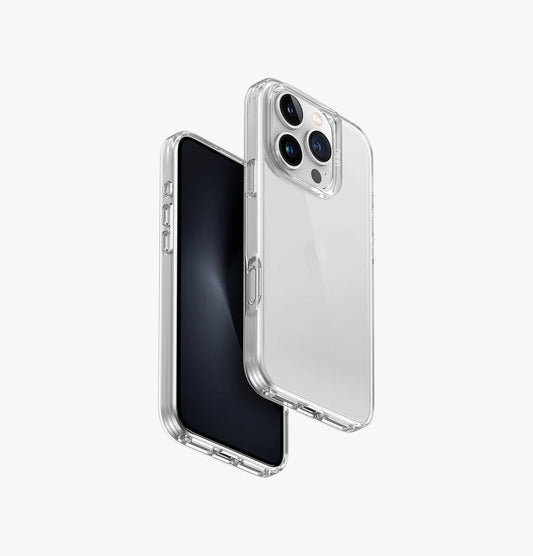 كفر حماية UNIQ HYBRID IPHONE 16 PRO (2024) 6.9 AIR FENDER - NUDE (TRANSPARENT) | حماية وتصميم أنيق