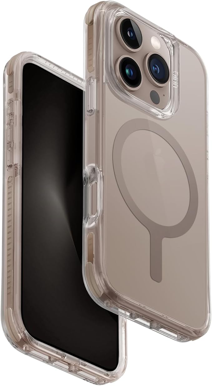 كفر حماية UNIQ HYBRID IPHONE 16 PRO (2024) 6.9 MAGCLICK CHARGING COMBAT - TAUPE GOLD | حماية وتصميم أنيق