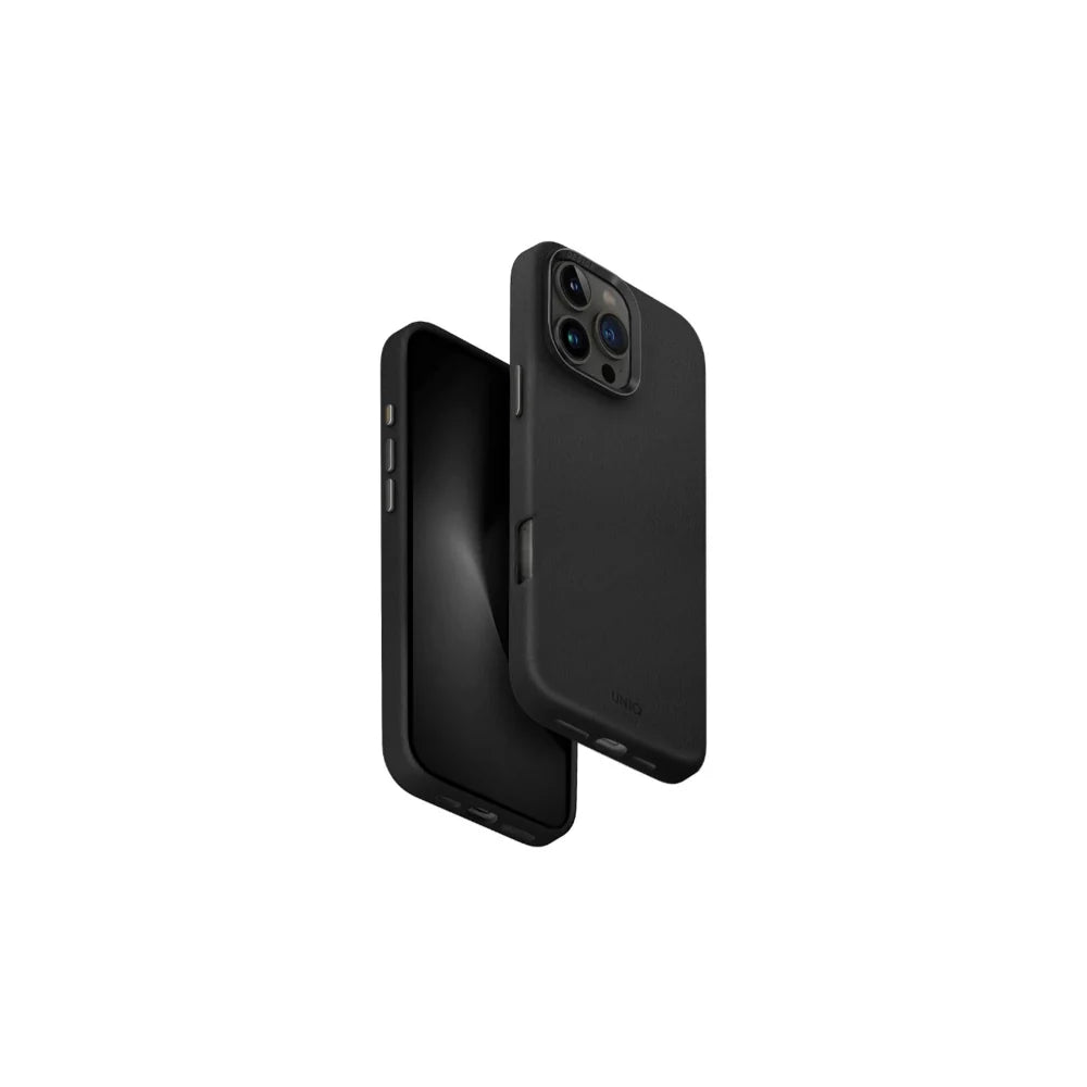 كفر حماية UNIQ HYBRID iPhone 16 Pro MagClick LINO HUE Case – Charcoal | حماية وتصميم أنيق