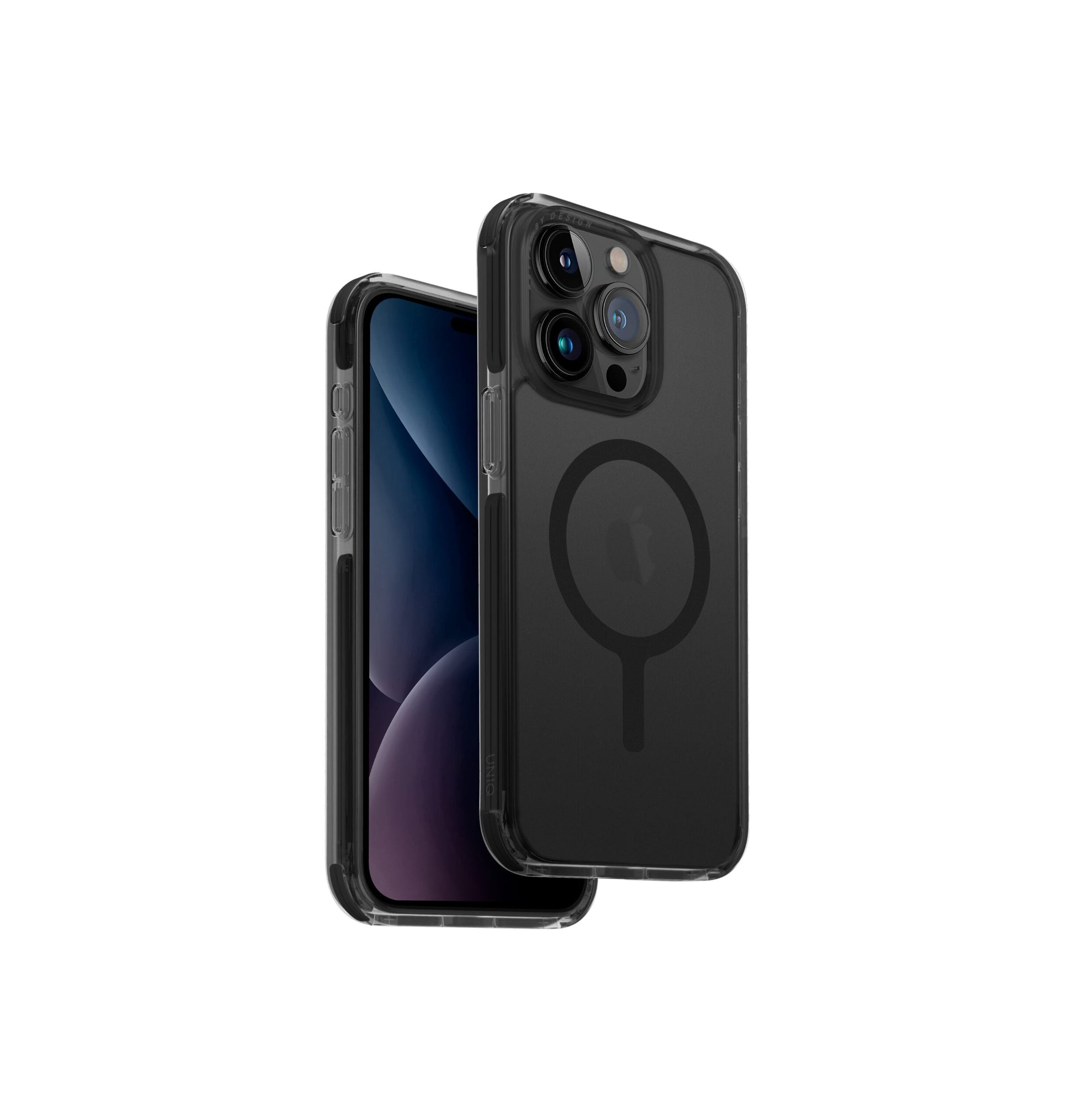 كفر حماية UNIQ COMBAT iPhone 15 Pro MagClick Case – Carbon Black | حماية وتصميم أنيق