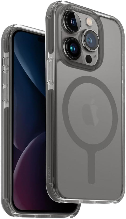 كفر حماية UNIQ COMBAT iPhone 15 Pro Max MagClick Case – Frost Grey | حماية وتصميم أنيق