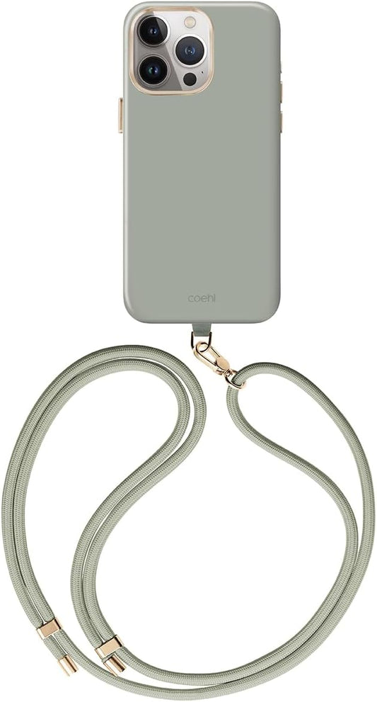 كفر حماية UNIQ COEHL iPhone 15 Pro Max Magnetic Charging Case – Soft Sage | حماية وتصميم أنيق