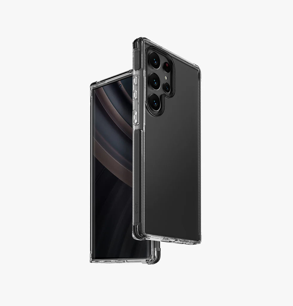 كفر حماية UNIQ HYBRID Galaxy S24 Ultra Combat Case – Carbon Black | حماية وتصميم أنيق