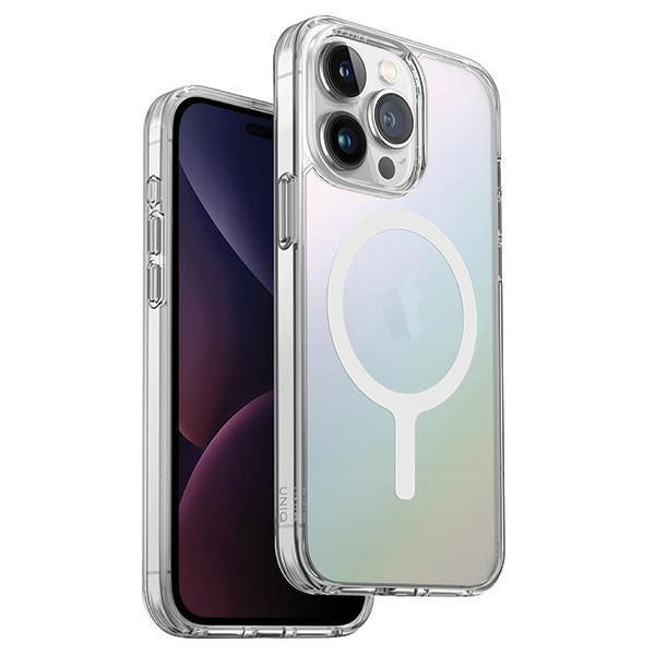كفر حماية UNIQ LifePro Xtreme iPhone 15 Pro Max 6.7" case Magclick Charging opal/iridescent | حماية وتصميم أنيق