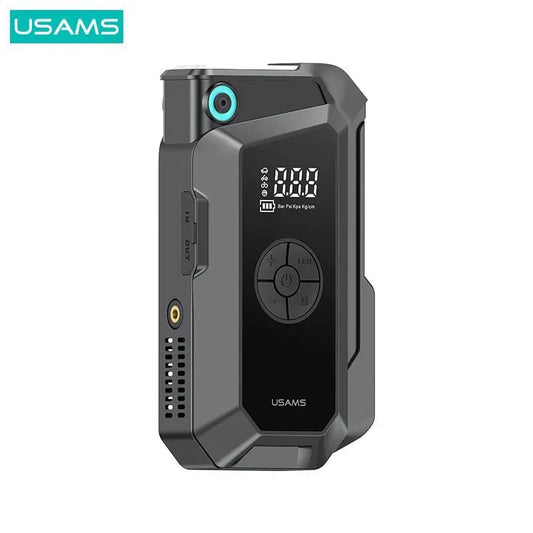 مضخة هواء ومشغل سيارة USAMS ZB287 2 في 1 باور بنك 8000mAh تيار 500A قوة 60W
