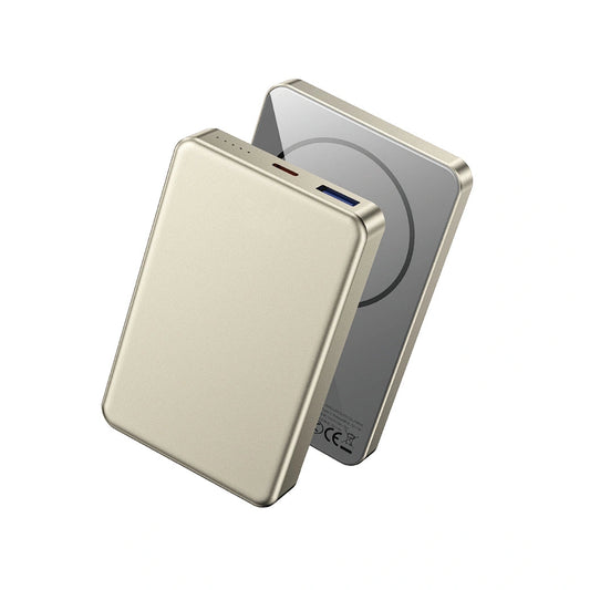 باور بانك من WIWU موديل P15-1-SILVER مع 15W و10000mAh لاسلكي