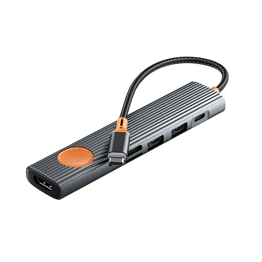 موزع منافذ من WIWU موديل Wi-HB007 مع USB-C