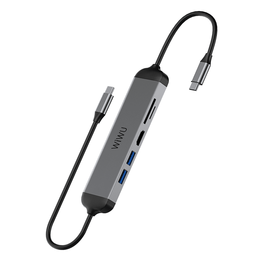 موزع منافذ من WIWU موديل USB-C مع USB-C