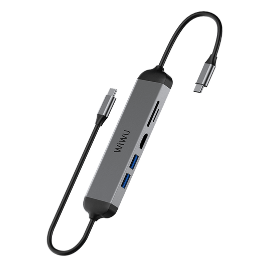 موزع منافذ من WIWU موديل USB-C مع USB-C