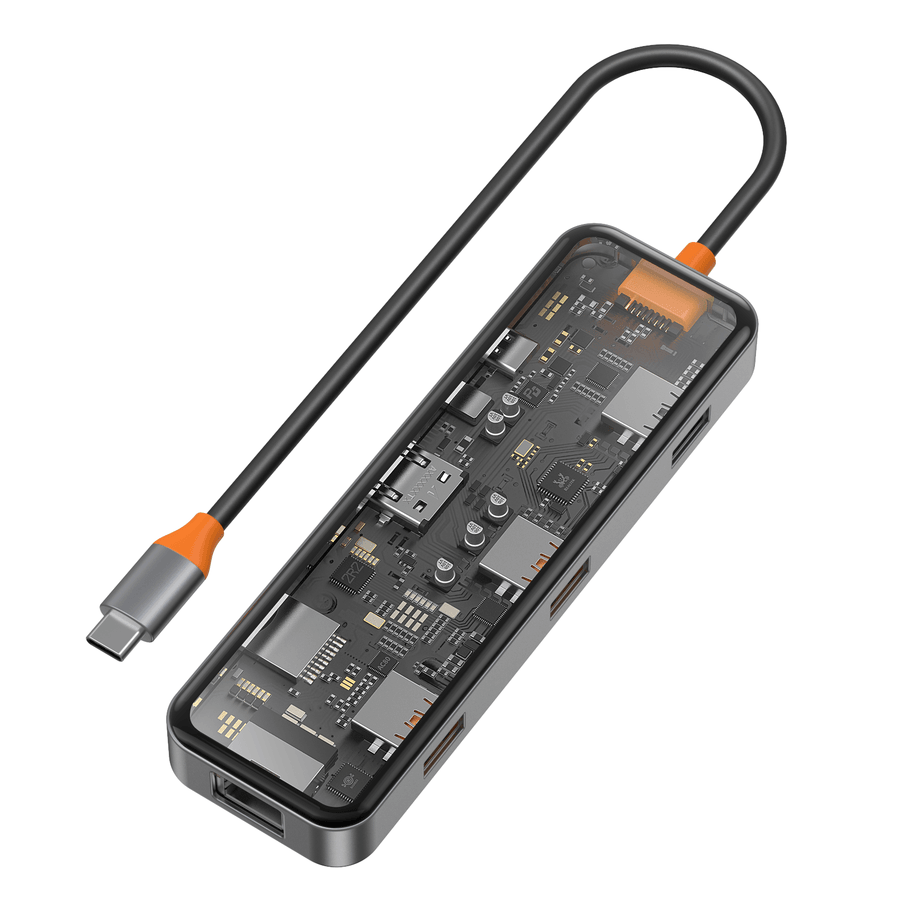 موزع منافذ من WIWU موديل 693668640843 مع 100W وType-C
