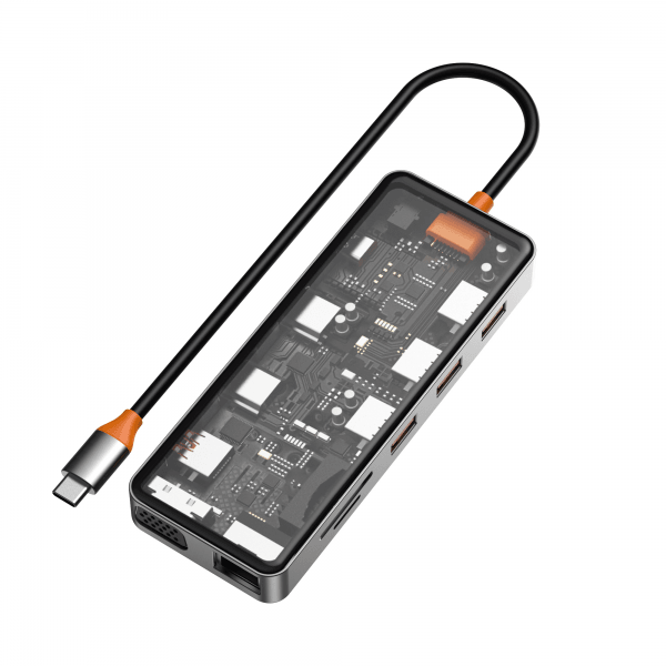 موزع منافذ من WIWU موديل USB-C مع USB-C