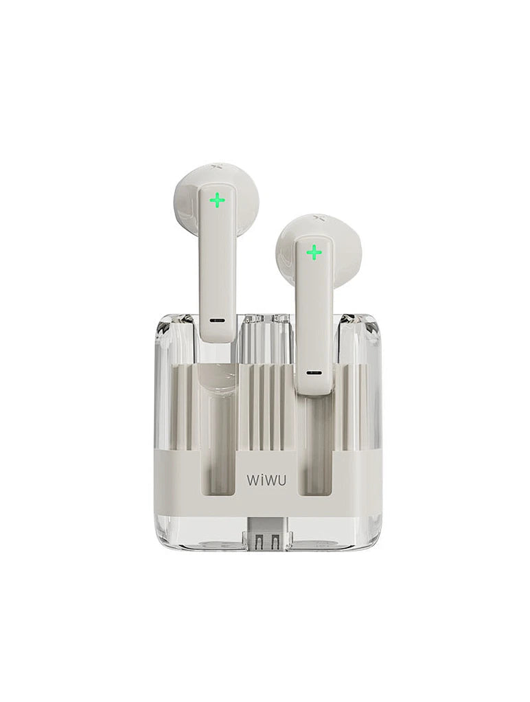 سماعات أذن لاسلكية من WIWU موديل T21 مع Bluetooth لاسلكي