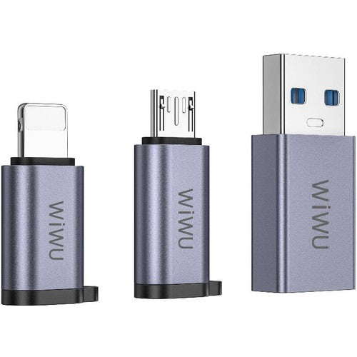 محول من WIWU موديل WI-C031 مع Type-C وlightning
