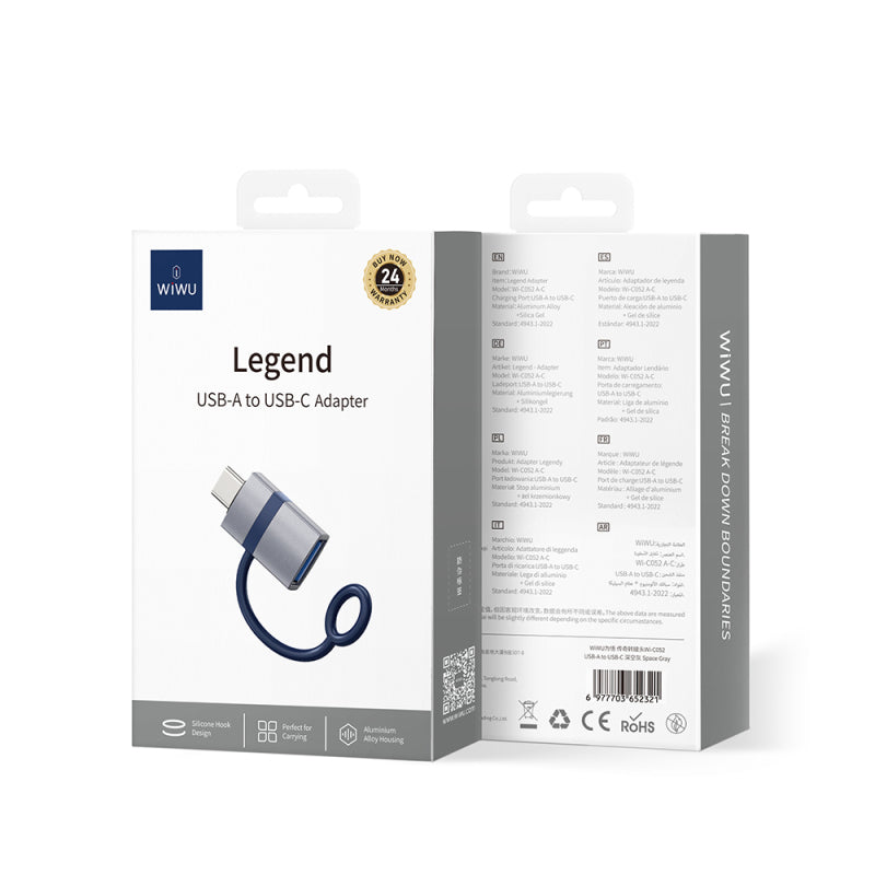 محول من WIWU موديل Wi-C052 مع Type-C