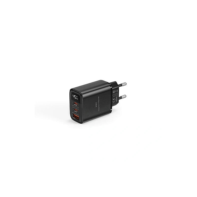 شاحن من WIWU موديل Wi-G011 EU مع 45W وUSB-C وGaN