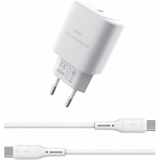 شاحن من WIWU موديل Wi-G008 EU مع 30W وGaN