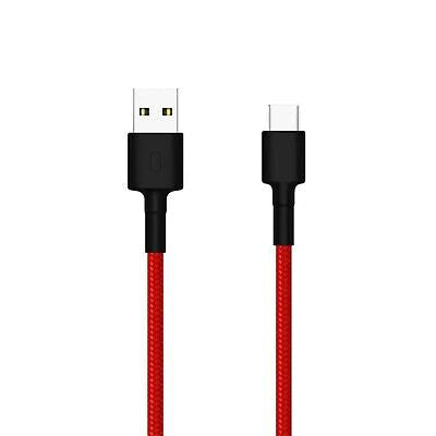 كيبل Braided USB Type-C Cable 100cm – RED من شاومي موديل SJV4110GL