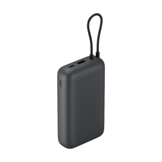 باور بانك Power Bank 20000mAh with Integrated USB-C Cable – Dark Gray (GL) من شاومي – 20000mAh و000mAh موديل BHR9740GL
