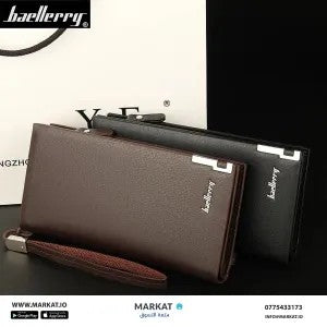 لأصحاب الذوق الرفيع محفظة يد ماركة Baellerry الرجالية