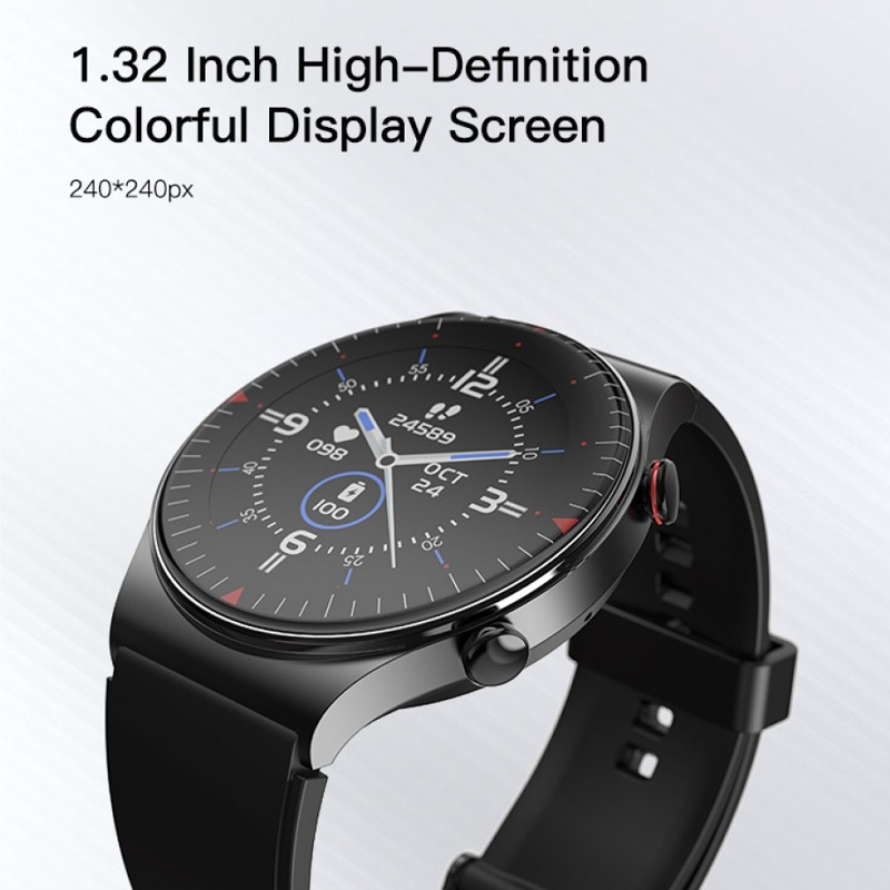 ساعة ذكية Smart Watch لاسلكية دائرية مقاومة للماء 1.32 بوصة من YESIDO ساعة ذكية Smart Watch لاسلكية دائرية مقاومة للماء 1.32 بوصة من YESIDO