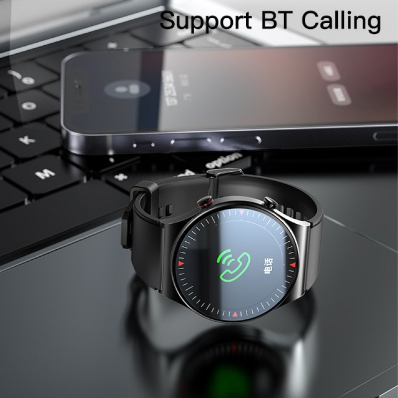 ساعة ذكية Smart Watch لاسلكية دائرية مقاومة للماء 1.32 بوصة من YESIDO ساعة ذكية Smart Watch لاسلكية دائرية مقاومة للماء 1.32 بوصة من YESIDO