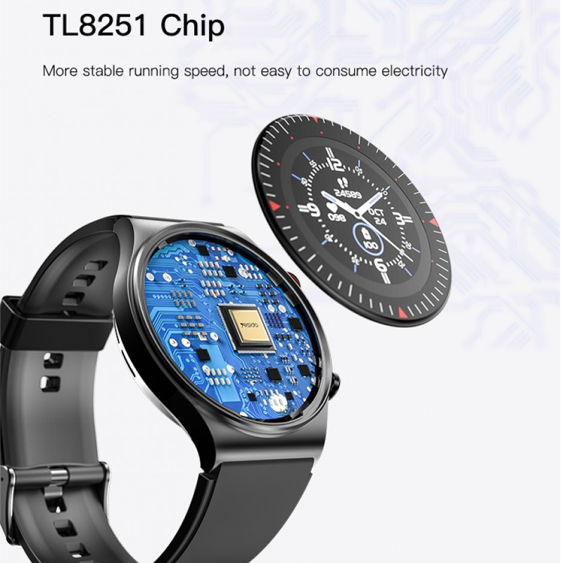 ساعة ذكية Smart Watch لاسلكية دائرية مقاومة للماء 1.32 بوصة من YESIDO ساعة ذكية Smart Watch لاسلكية دائرية مقاومة للماء 1.32 بوصة من YESIDO