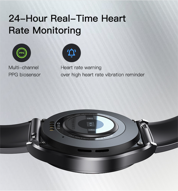 ساعة ذكية Smart Watch لاسلكية دائرية مقاومة للماء 1.32 بوصة من YESIDO ساعة ذكية Smart Watch لاسلكية دائرية مقاومة للماء 1.32 بوصة من YESIDO